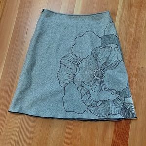 Gorgeous poppy midi skirt